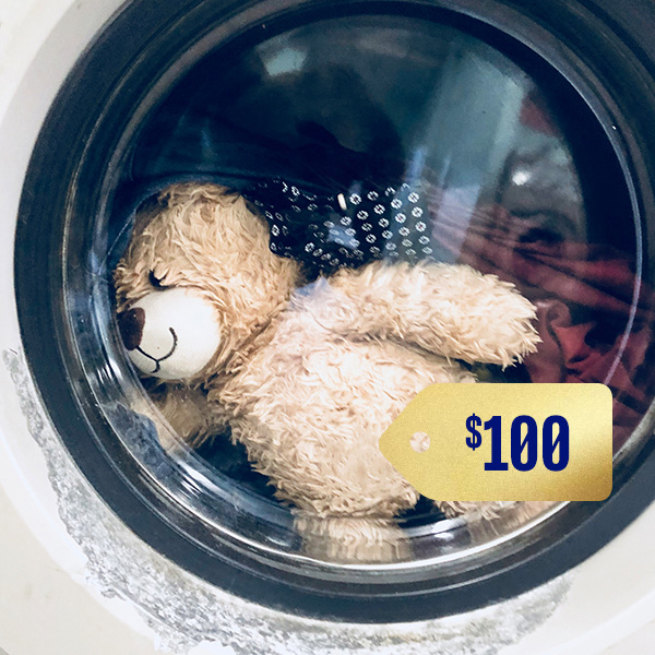 Click here for more information about LAUNDRY MACHINES: $100